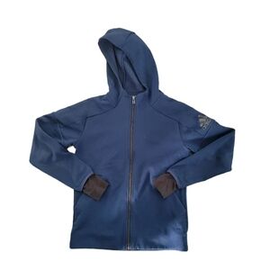ADIDAS Youth Medium (11-12Y) Zip Up Hoodie Fleece Lined Jacket